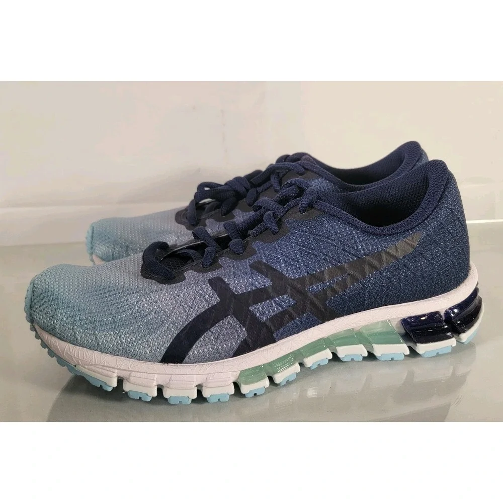 Asics Womens Gel Quantum 180 4‎ 1022A098 Blue Running Shoes Sneakers Size 5